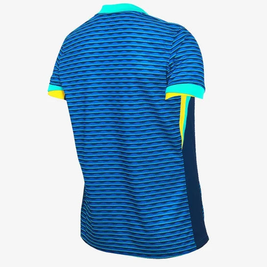 Camisa Brasil Away Feminina 2024 - Azul