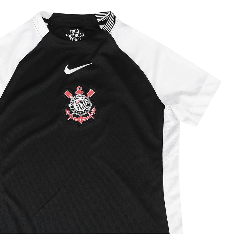 Camisa Corinthians Feminina Away 25/26 - Preta