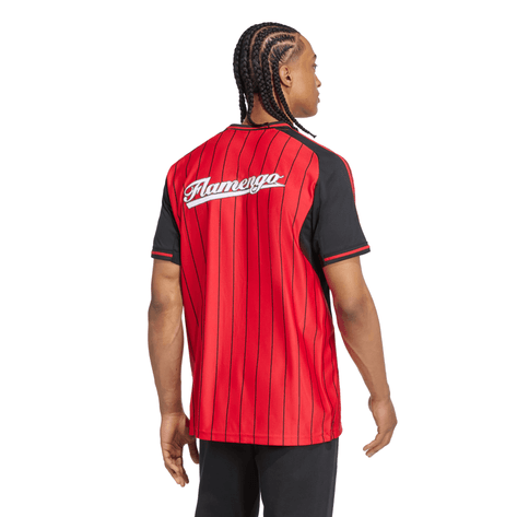 Camisa CRF x Adidas US Baseball - Preta e Vermelha