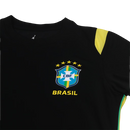 Camisa Brasil Treino Feminina 2026 - Preta