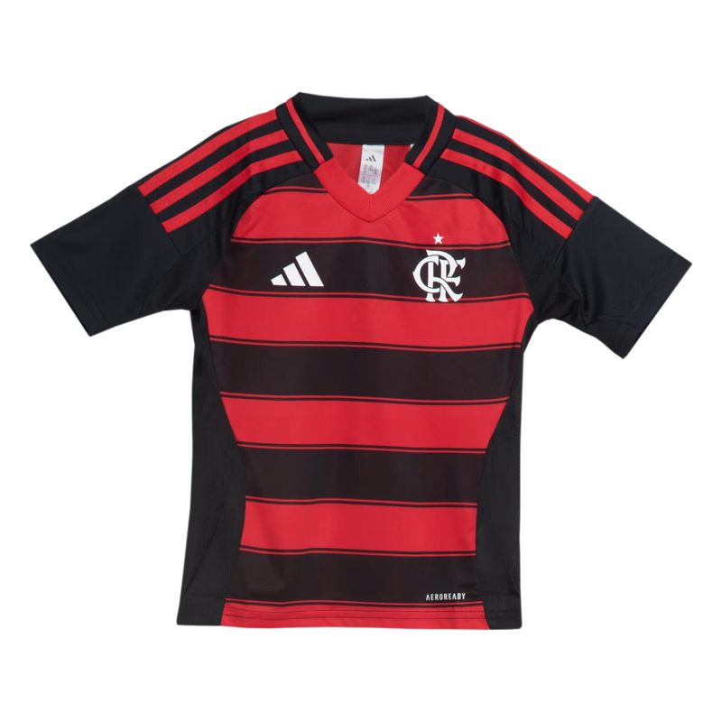 Conjunto Infantil CRF I 25/26 - Preto e Vermelho
