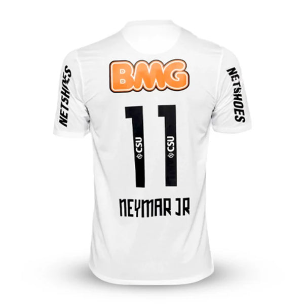 Camisa Santos Home 12/13 NEYMAR JR/11 Retrô - Branca
