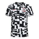Camisa Corinthians Pré-Jogo 26/27- Branca e Preta