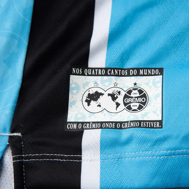 Camisa Grêmio Feminina Home 25/26 - Azul e Preta