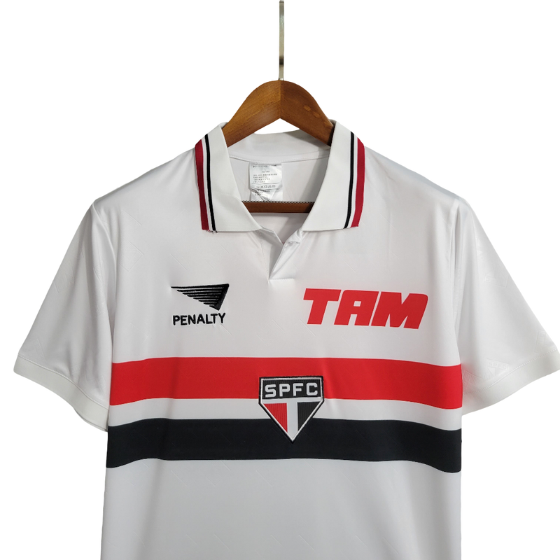 Camisa São Paulo Home 93/94 Retrô - Branca