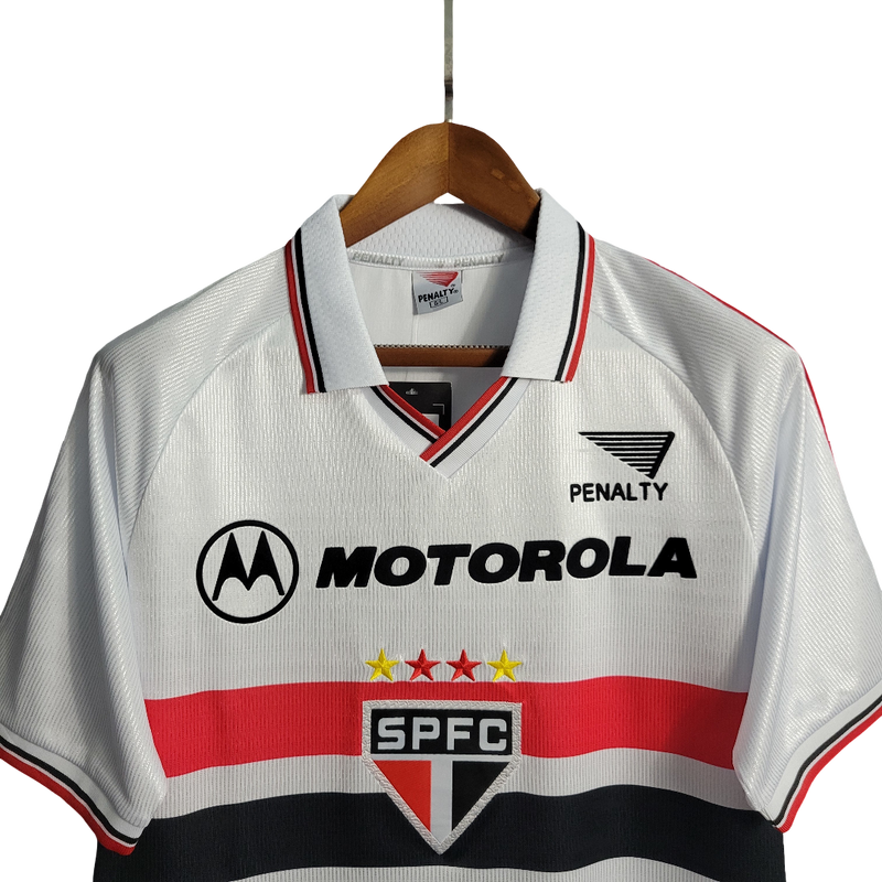 Camisa São Paulo Home 2000 Retrô - Branca