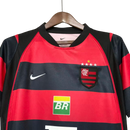 Camisa Flamengo Home 03/04 Retrô - Preta e Vermelha