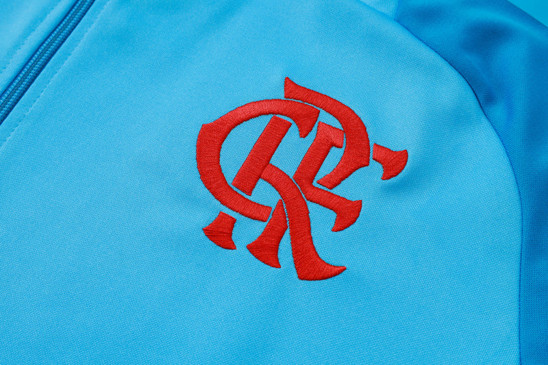 Conjunto de Frio CRF Treino 25/26 - Azul Claro - Com Zíper