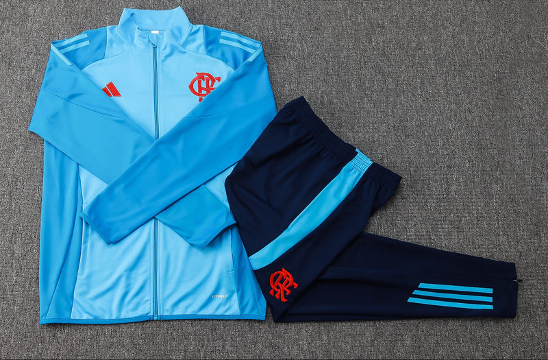 Conjunto de Frio CRF Treino 25/26 - Azul Claro - Com Zíper