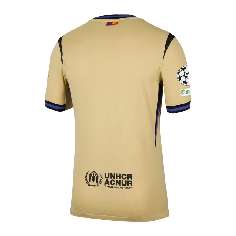 Camisa Barcelona Away 25/26 - Marrom Claro