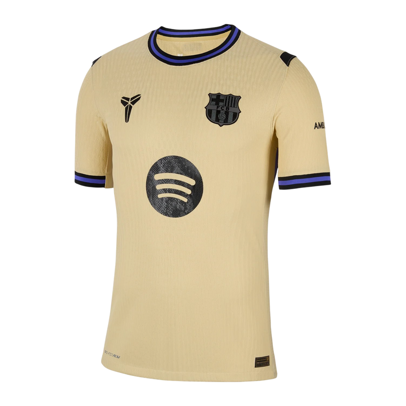 Camisa Barcelona Away 25/26 Jogador - Marrom Claro