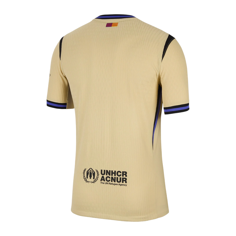 Camisa Barcelona Away 25/26 Jogador - Marrom Claro