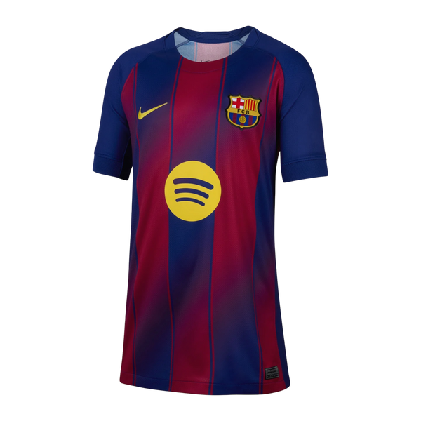 Camisa Barcelona Home 25/26 - Azul e Vermelha