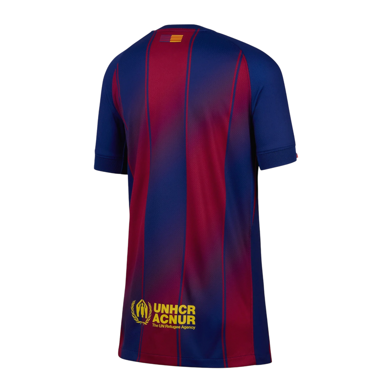Camisa Barcelona Home 25/26 - Azul e Vermelha