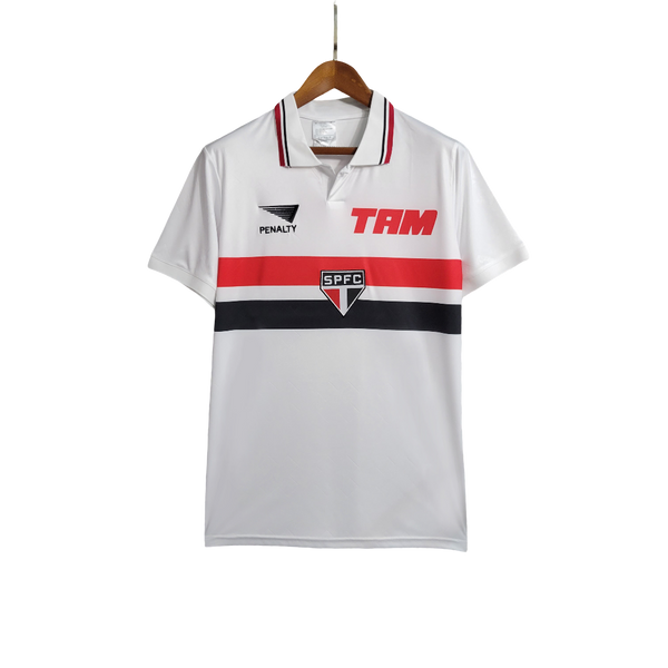 Camisa São Paulo Home 93/94 Retrô - Branca