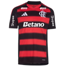 Camisa CRF Home 25/26 - Preta e Vermelha - C/ Patrocínios