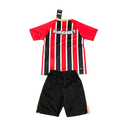 Conjunto Infantil São Paulo II 25/26 - Vermelho e Preto