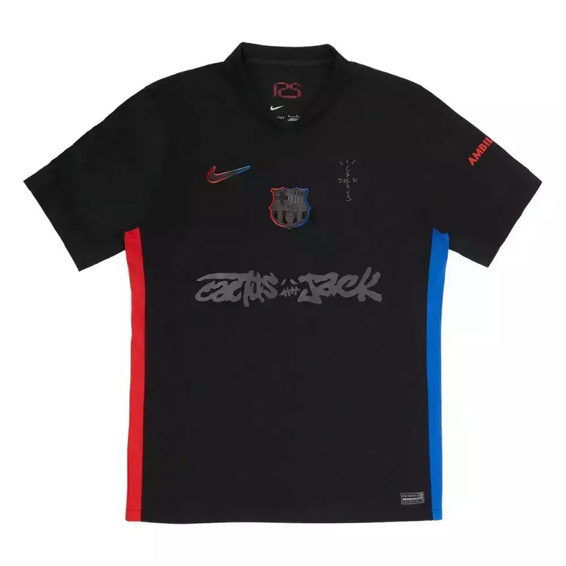 Camisa Barcelona x Travis Scott Cactus Jack II 24/25 - Preta