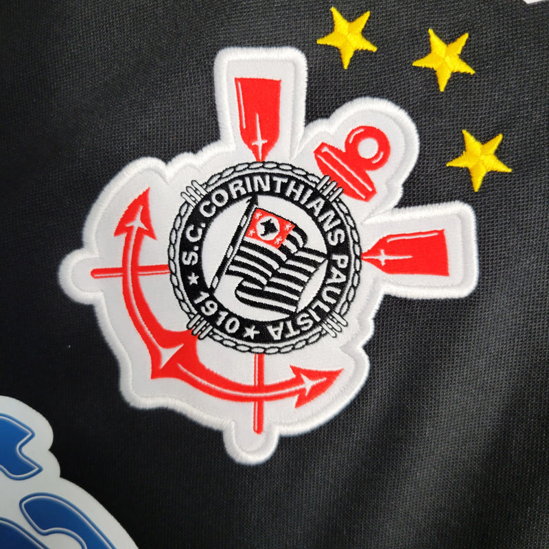 Camisa Corinthians Away Retrô 2000 - Preta