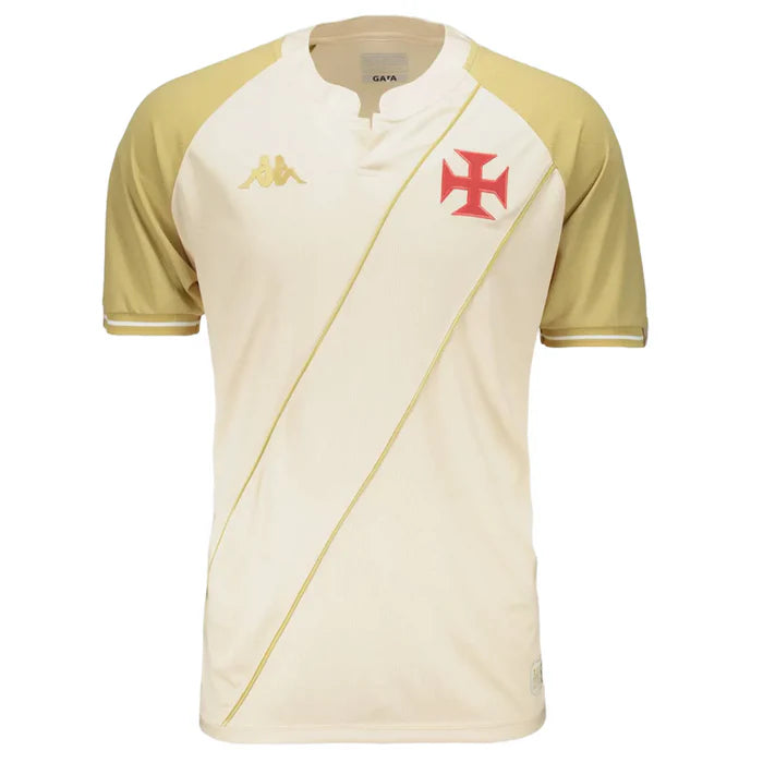 Camisa Vasco Third 24/25 - Beje - Com Marca D'água