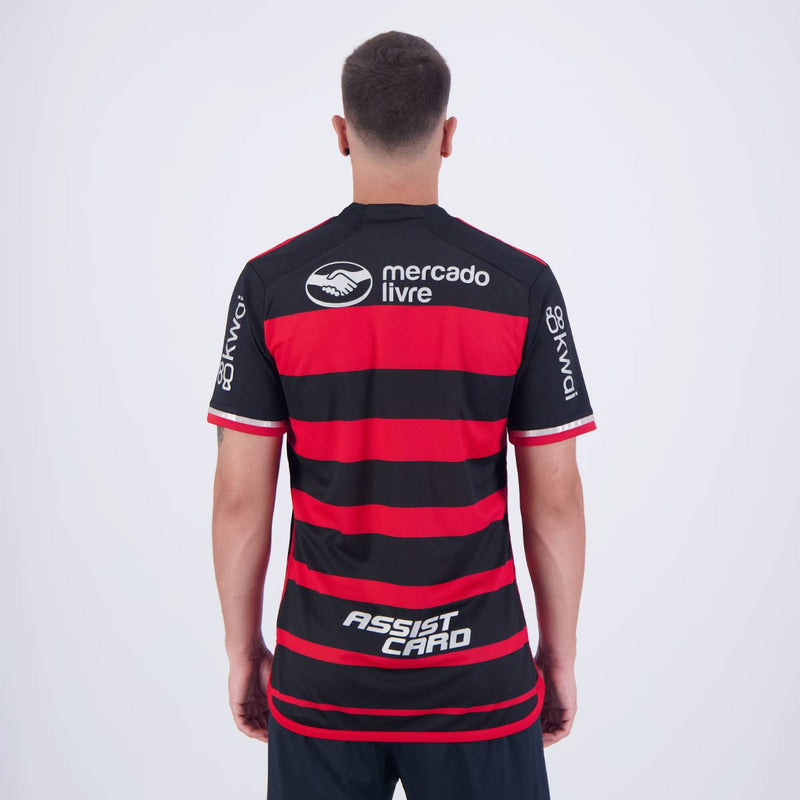 Camisa CRF Home 24/25 - Preta e Vermelha - C/ Patrocínios