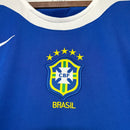 Camisa Brasil Away 2004 Retrô - Azul