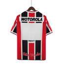 Camisa São Paulo Away 2000 Retrô - Preta e Vermelha