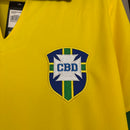 Camisa Brasil Home 1958 Retrô - Amarela