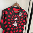 Camisa CRF Pré-Jogo 25/26 - Preta e Vermelha