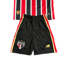 Conjunto Infantil São Paulo II 25/26 - Vermelho e Preto