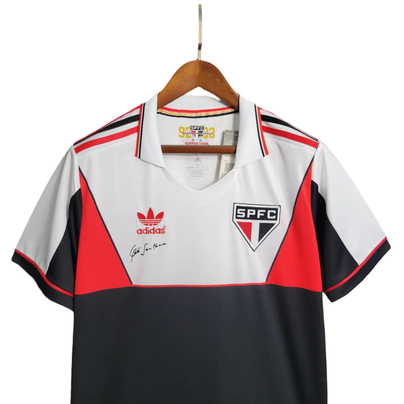 Camisa São Paulo Memorial Edition 1992 Retrô - Branca e Preta