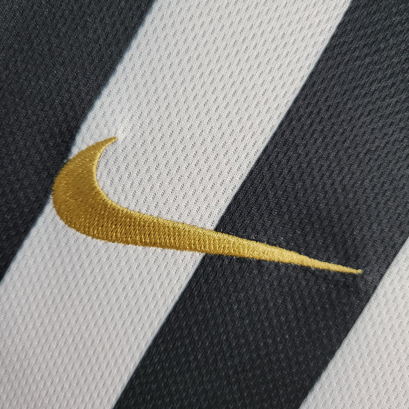 Camisa Santos Away 12/13 Retrô - Preta e Branca
