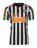 Camisa Santos Away 12/13 Retrô - Preta e Branca