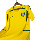 Camisa Brasil Home 2002 Retrô - Amarela