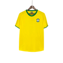 Camisa Brasil Home 1970 Retrô - Amarela