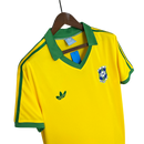 Camisa Brasil Home 1977 Retrô - Amarela