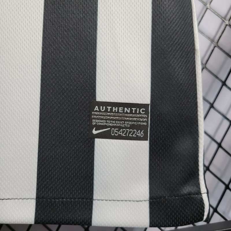 Camisa Santos Away 12/13 Retrô - Preta e Branca