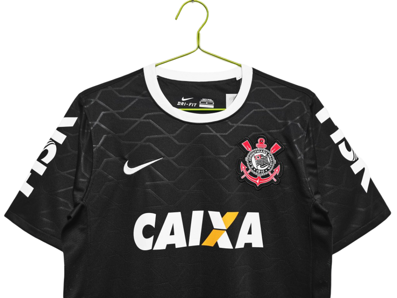 Camisa Corinthians Away Retrô 2012 - Preta