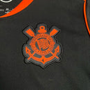 Conjunto Infantil Corinthians III 25/26 - Preto e Laranja