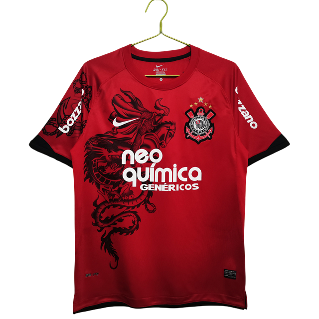 Camisa Corinthians São Jorge Retrô 2011/12 - Vermelha