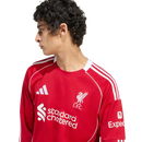 Camisa Liverpool Home 25/26 Manga Longa - Vermelha