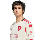 Camisa Liverpool Away 25/26 Manga Longa - Creme