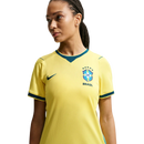 Camisa Brasil Home Feminina 2026 - Amarela