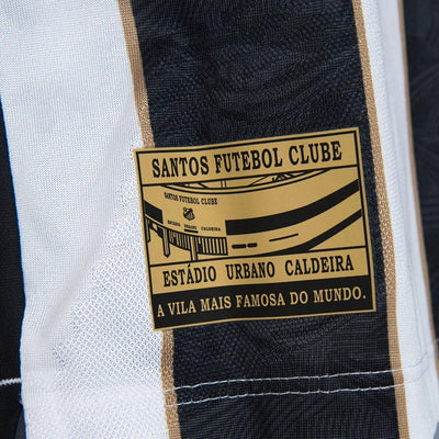 Camisa Santos Away 24/25 NEYMAR JR/10 - Branca e Preta
