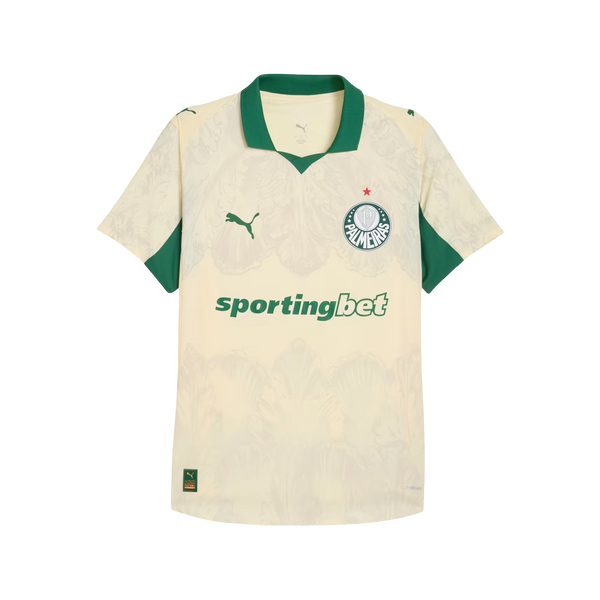 Camisa Palmeiras X Kidsuper 25/26 Jogador - Bege Claro