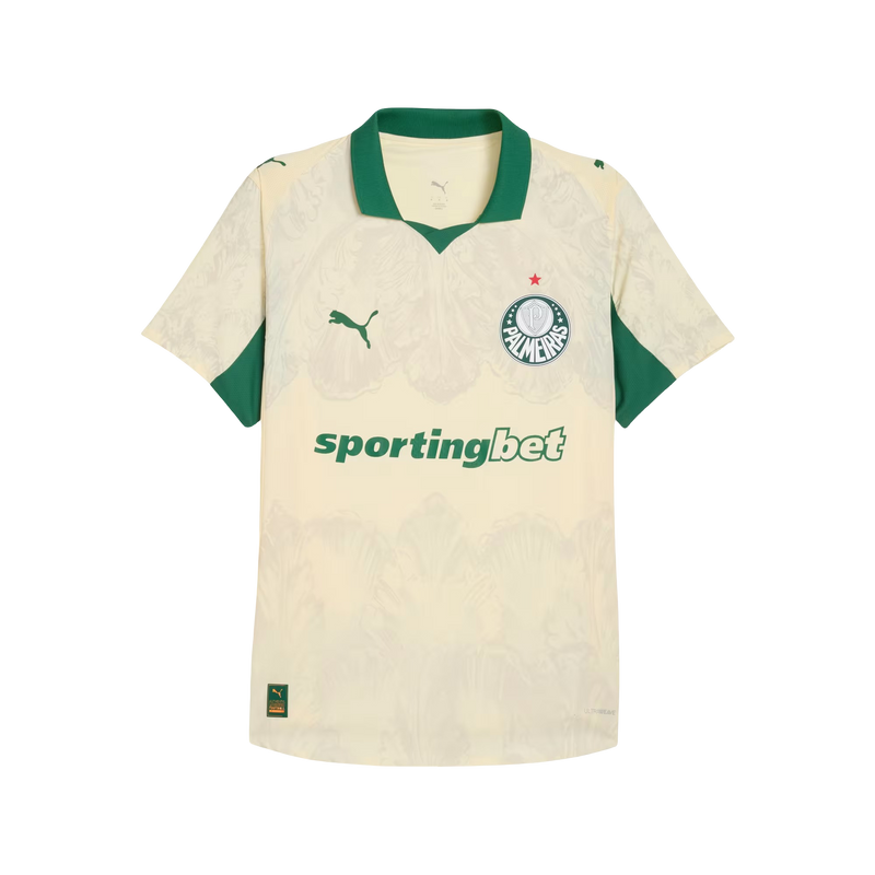 Camisa Palmeiras X Kidsuper 25/26 Jogador - Bege Claro
