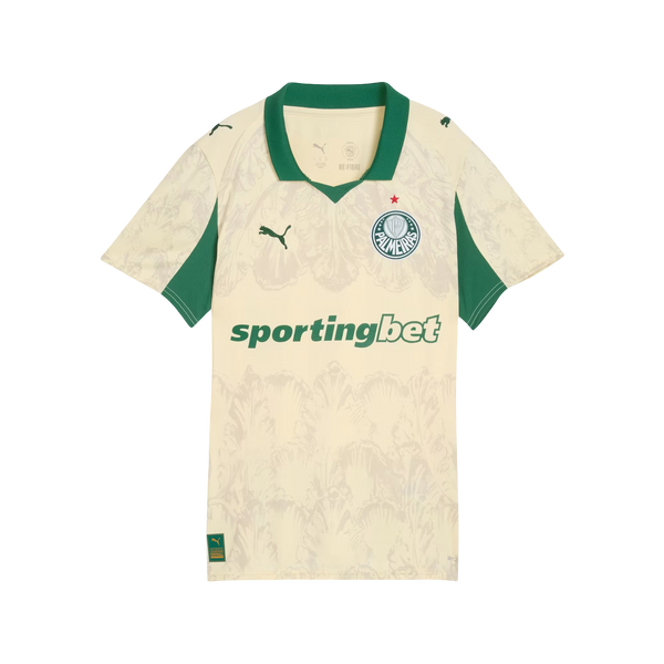 Camisa Palmeiras Feminina x Kidsuper 25/26 - Bege Claro