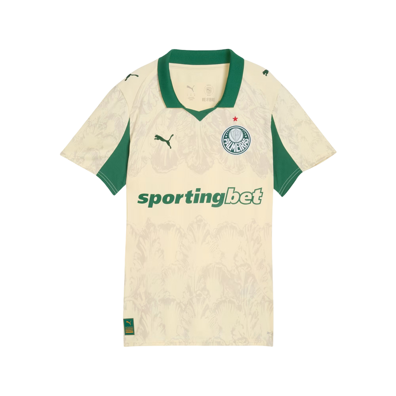 Camisa Palmeiras Feminina x Kidsuper 25/26 - Bege Claro