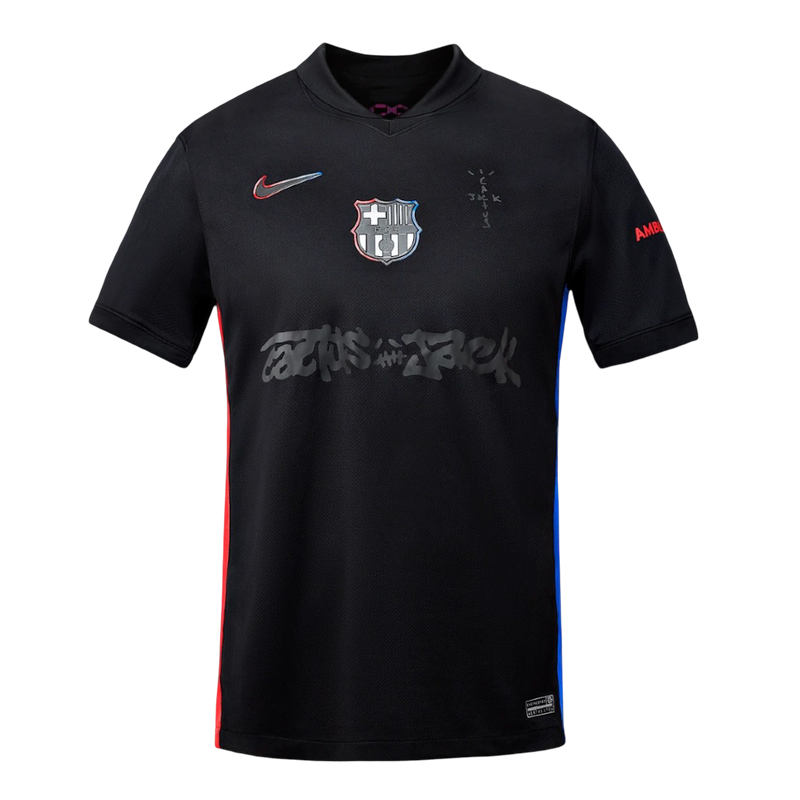 Camisa Barcelona x Travis Scott Cactus Jack II 24/25 - Preta